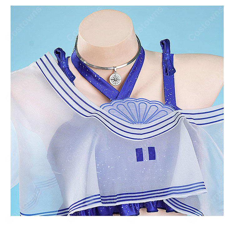 Fate/Grand Order マシュ・キリエライト 常夏の水着Ver.03 霊衣 コスプレ衣装-6