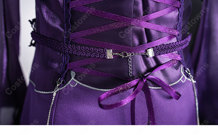 Fate/Grand Order スカサハ＝スカディ コスプレ衣装 女王風ドレスセット 装飾パーツ付き 撮影・イベント向け-16
