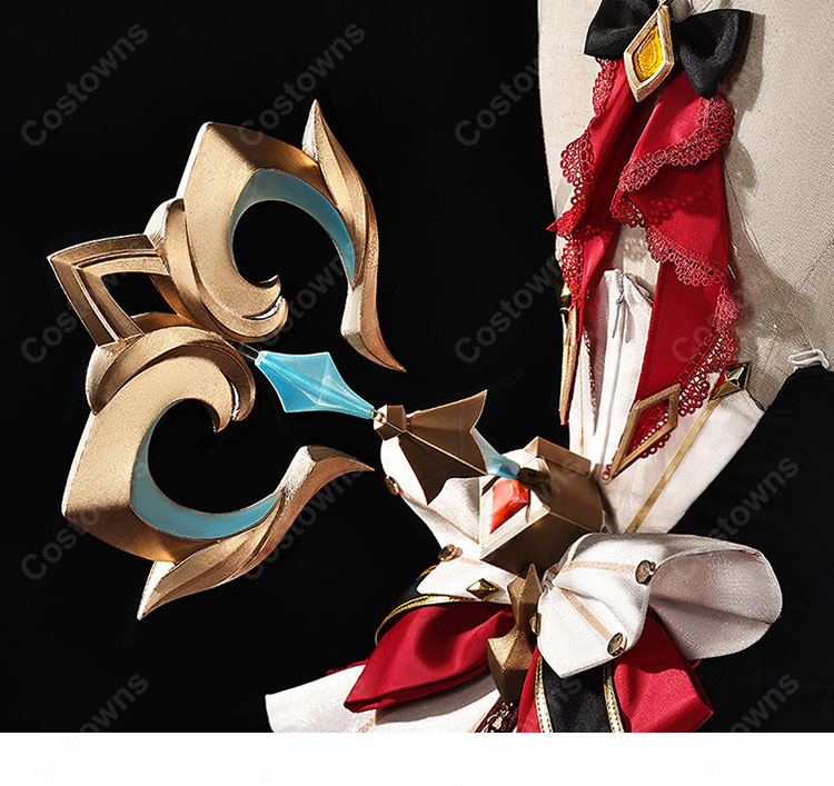 原神 サンドローネ 鏡水の解明Ver. コスプレ衣装 鏡の国のお茶会 ドレスセット アクセサリー付き-9