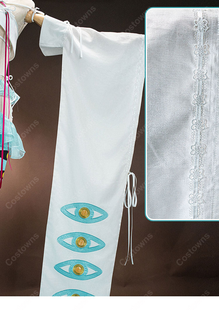Fate/Grand Order 殺生院キアラ 水着 第三段階 コスプレ衣装 フィッシュテールスカート ロングドレス風 撮影向け-7