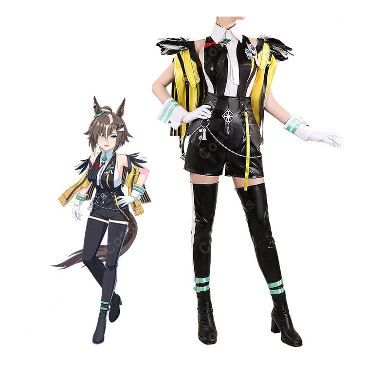 ウマ娘 プリティーダービー ルーラーシップ 勝負服Ver. コスプレ衣装 アウター付き 豪華アクセサリーセット イベント撮影向け-1