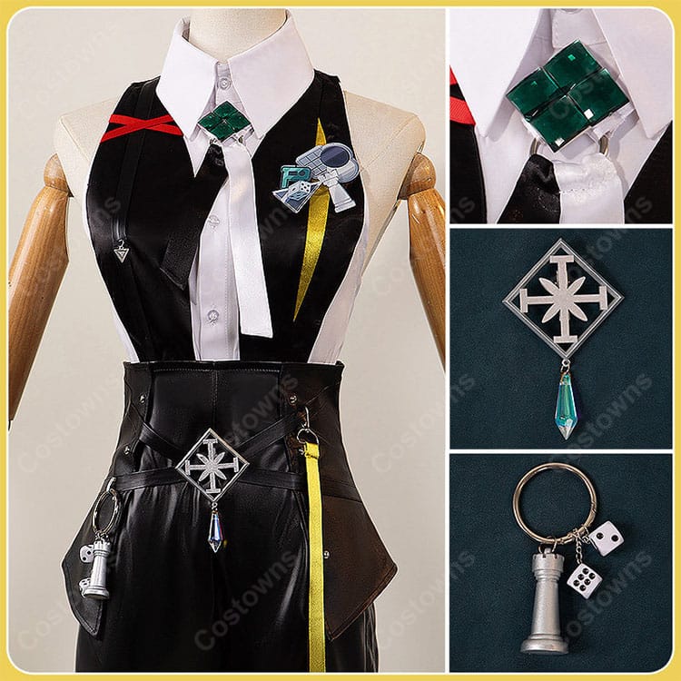 ウマ娘 プリティーダービー ルーラーシップ 勝負服Ver. コスプレ衣装 アウター付き 豪華アクセサリーセット イベント撮影向け-9