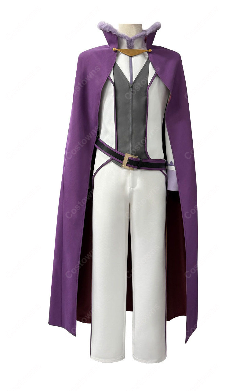 Re:ゼロから始める異世界生活 2nd season ナツキ・スバル 騎士叙勲式 UTAGE コスプレ衣装 マント・燕尾風ジャケット付き-2