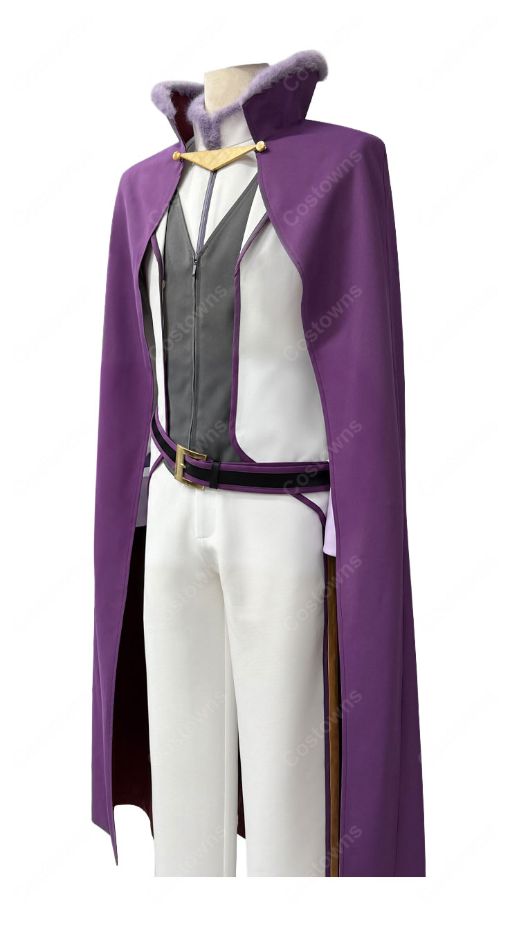 Re:ゼロから始める異世界生活 2nd season ナツキ・スバル 騎士叙勲式 UTAGE コスプレ衣装 マント・燕尾風ジャケット付き-4