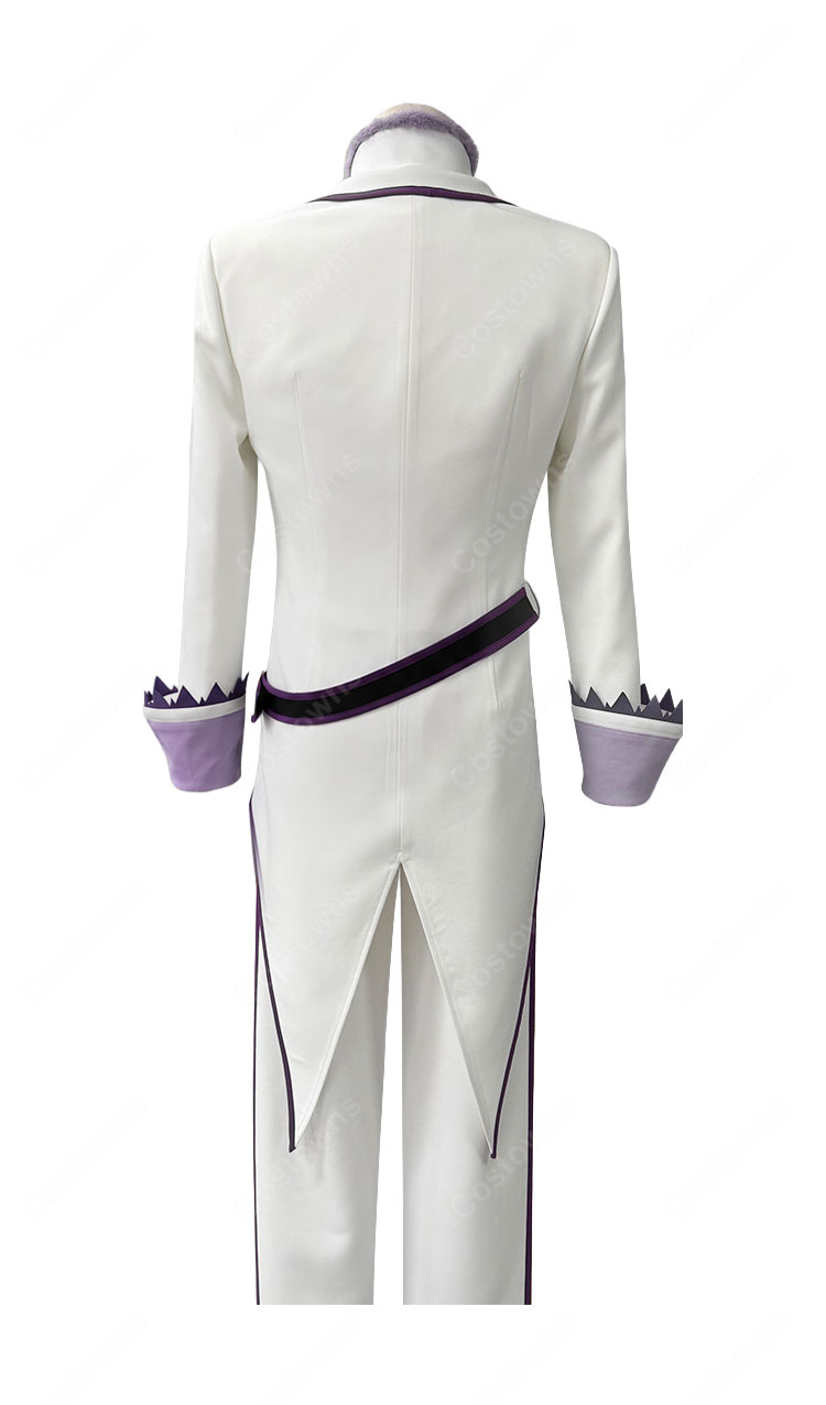 Re:ゼロから始める異世界生活 2nd season ナツキ・スバル 騎士叙勲式 UTAGE コスプレ衣装 マント・燕尾風ジャケット付き-7