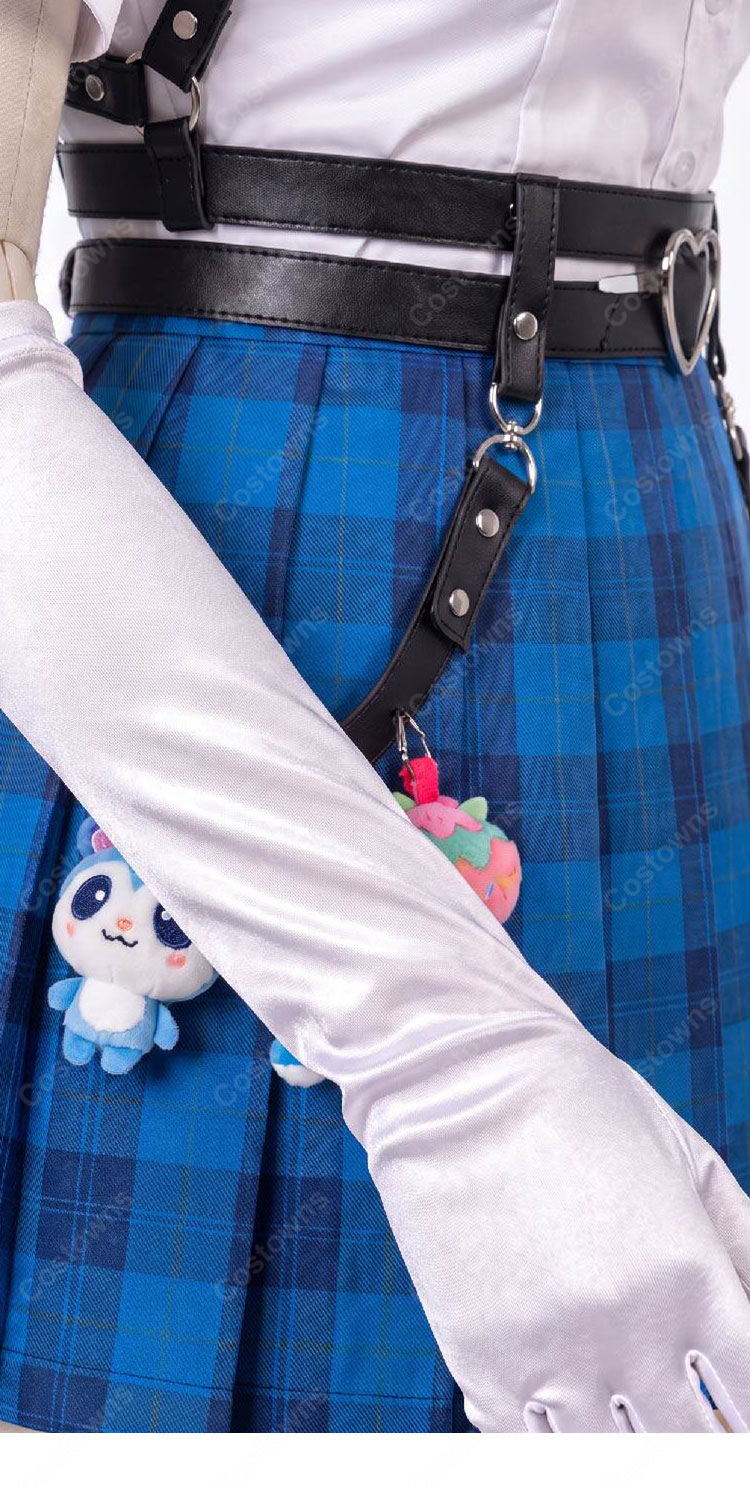 hololive English -Justice- ラオーラ・パンテーラ オタク女子制服衣装 コスプレ衣装-7