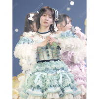 ≠ME 7th ANNIVERSARY PREMIUM CONCERT 冨田菜々風 メンバーカラードレス コスプレ衣装(202×202)