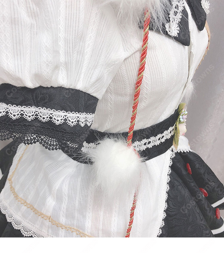 東方ダンマクカグラ 射命丸文 コスプレ衣装 帽子付き レース＆フリルの華やかデザイン 翼・扇子・パニエ追加可-7