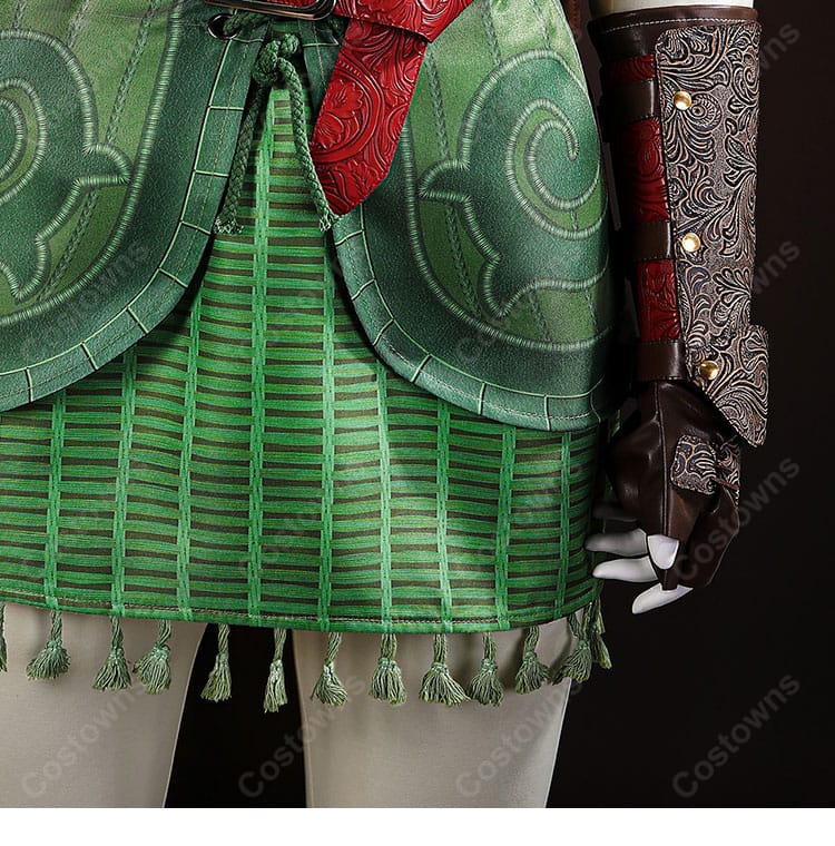 ゼルダの伝説 時のオカリナ リンク コスプレ衣装｜緑のチュニック・帽子・腰ポーチなど小物付き｜イベント・撮影会向け-6