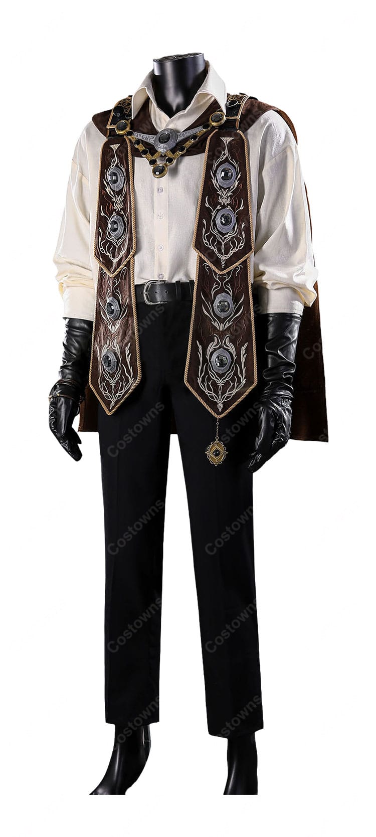 The Duskbloods（ダスクブラッド）アルバート コスプレ衣装 刺繍入りマント・宝石風装飾付き S～XXXL対応-2