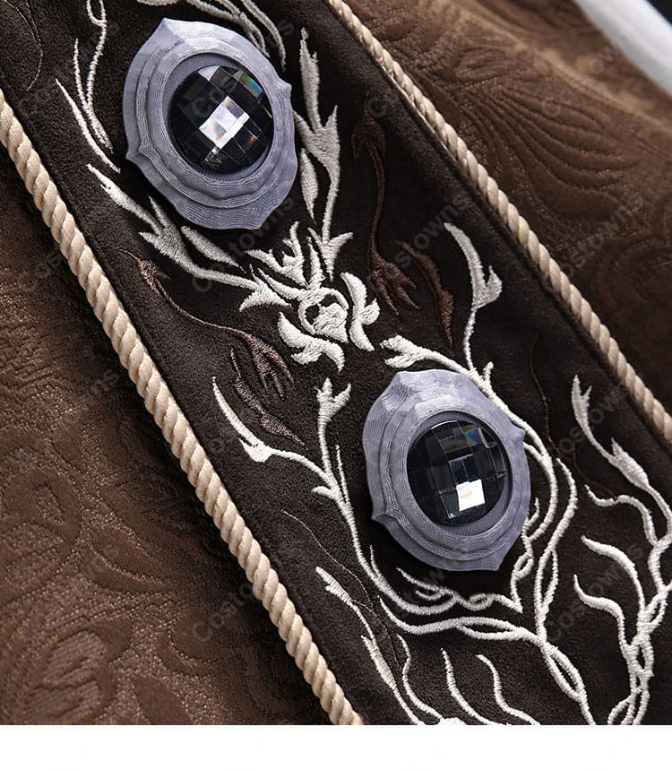 The Duskbloods（ダスクブラッド）アルバート コスプレ衣装 刺繍入りマント・宝石風装飾付き S～XXXL対応-7