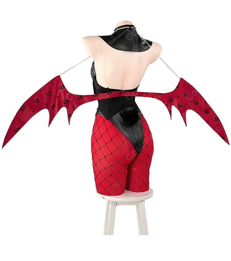 Fate/Grand Order FGO 妖精騎士トリスタン バーヴァン・シー ブラッディ・バニー コスプレ衣装 ハロウィン霊衣Ver. ウサ耳・翼付き-3