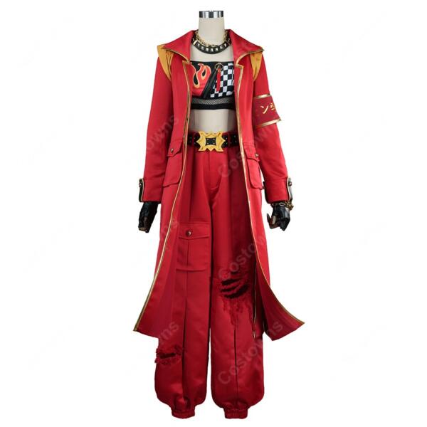 ウマ娘 プリティーダービー ジャングルポケット ヴァーミリオン・ヘッド 勝負服 コスプレ衣装 小物付き元の画像