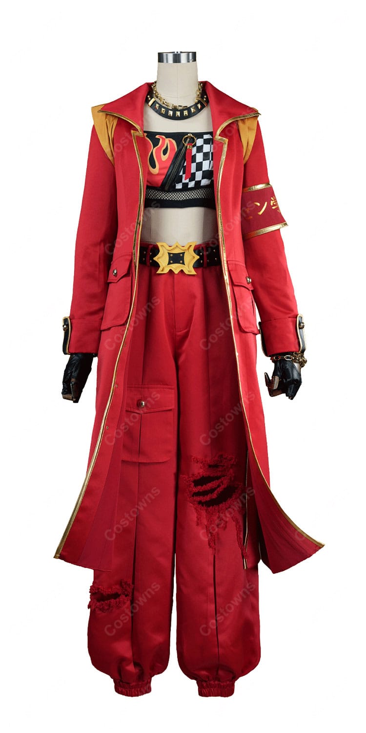 ウマ娘 プリティーダービー ジャングルポケット ヴァーミリオン・ヘッド 勝負服 コスプレ衣装 小物付き-2