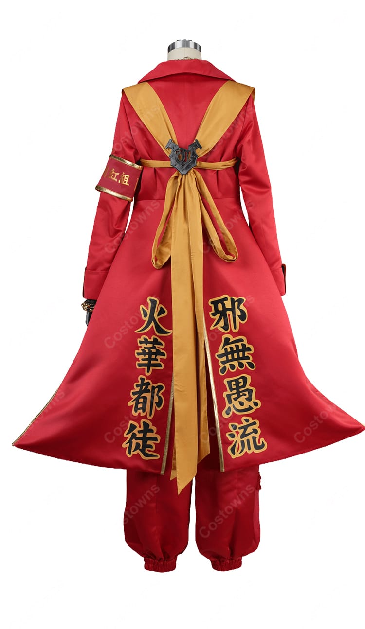 ウマ娘 プリティーダービー ジャングルポケット ヴァーミリオン・ヘッド 勝負服 コスプレ衣装 小物付き-3
