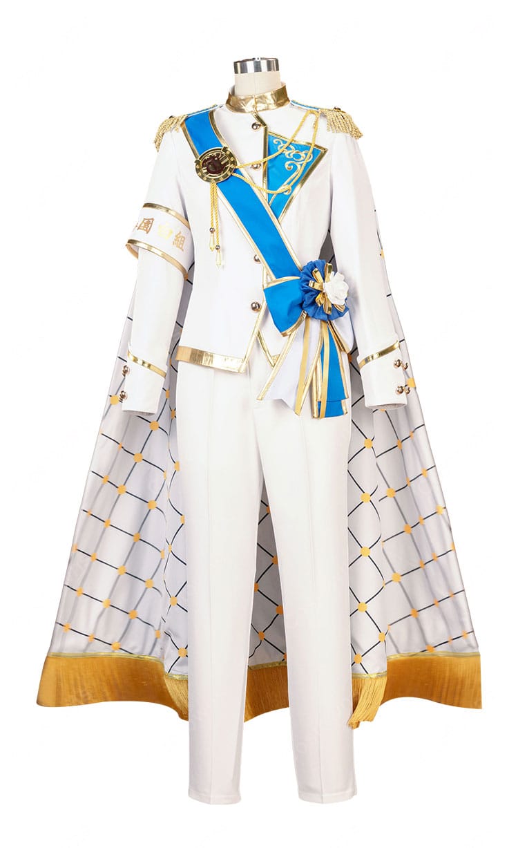 ウマ娘 プリティーダービー フジキセキ「ブランシュ・エトワール」勝負服コスプレ衣装｜マント・耳カチューシャ付き-2