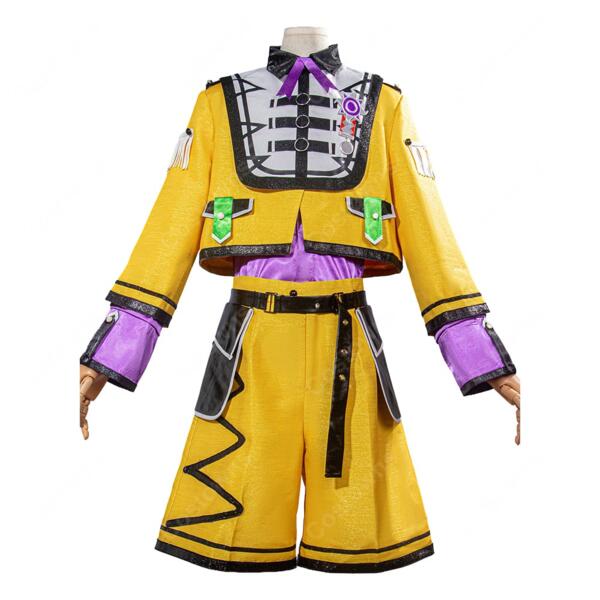 あんさんぶるスターズ！！ 2wink 葵ひなた 葵ゆうた アルバム『TRIP』衣装 コスプレ衣装 イエローのジャケットとショートパンツ元の画像