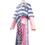 18TRIP（エイトリ）夜半 子タろ 私服Ver. コスプレ衣装 ボーダートップス＆左右切替パンツ ベルト・ネックレス・クマチャーム付き オーダメイド可 その他 1