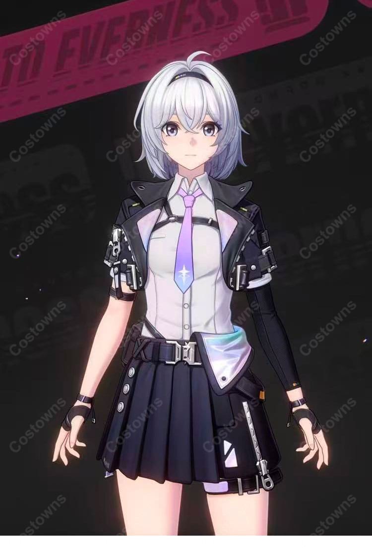 NTE: Neverness to Everness 異能者・零（女性主人公）鑑定士 コスプレ衣装 黒ジャケット・スカート オーダーメイド-1
