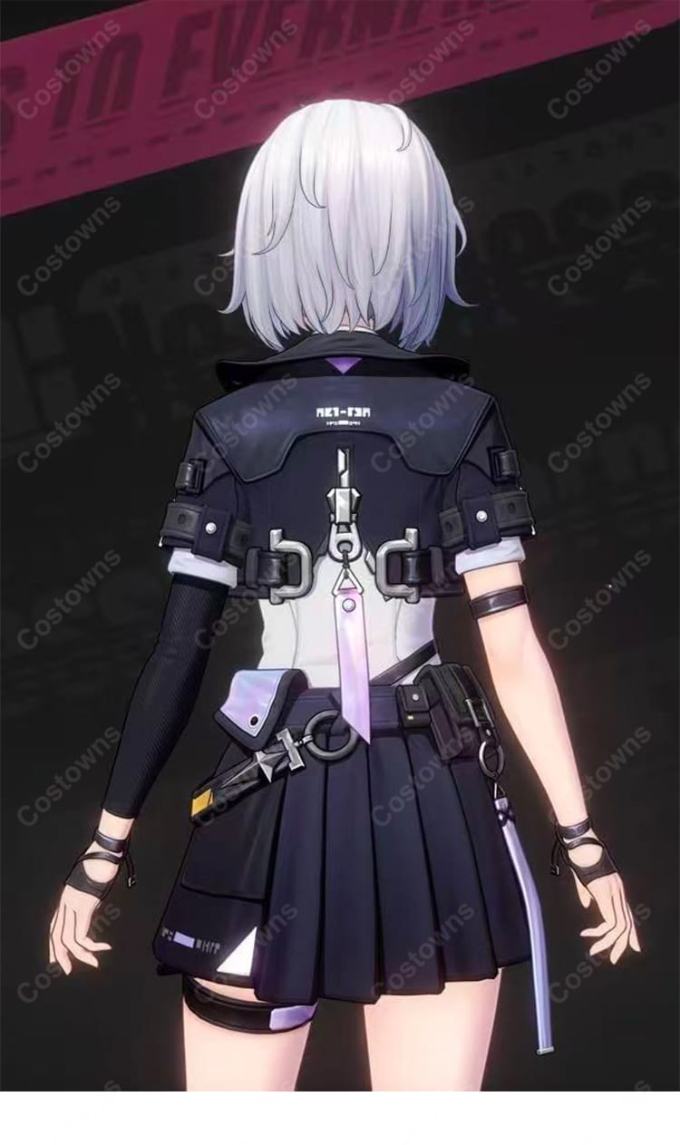 NTE: Neverness to Everness 異能者・零（女性主人公）鑑定士 コスプレ衣装 黒ジャケット・スカート オーダーメイド-4