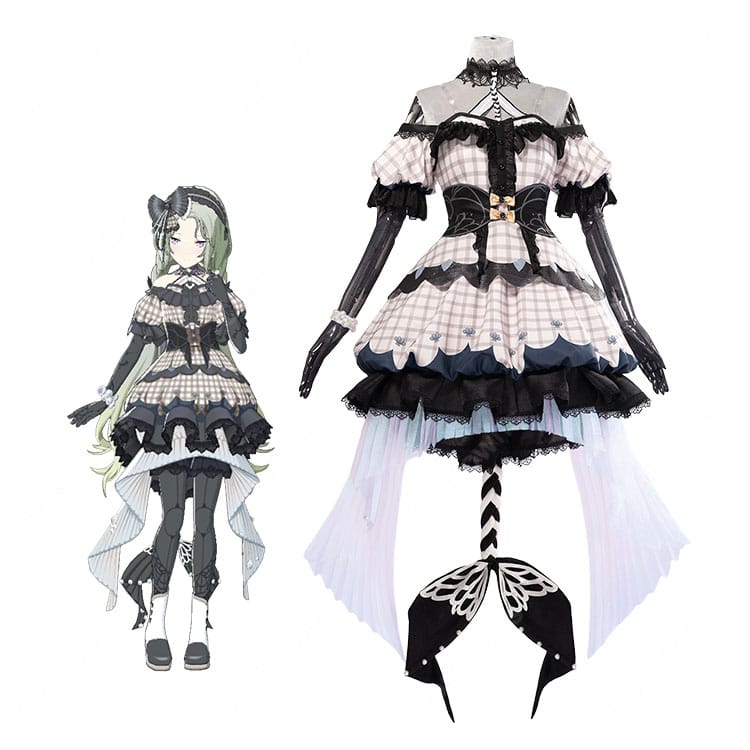 プロジェクトセカイ 草薙寧々 コスプレ衣装「あなたのような“わたし”に」特訓後 マーメイドール 魚の尾びれ・小物付き-1