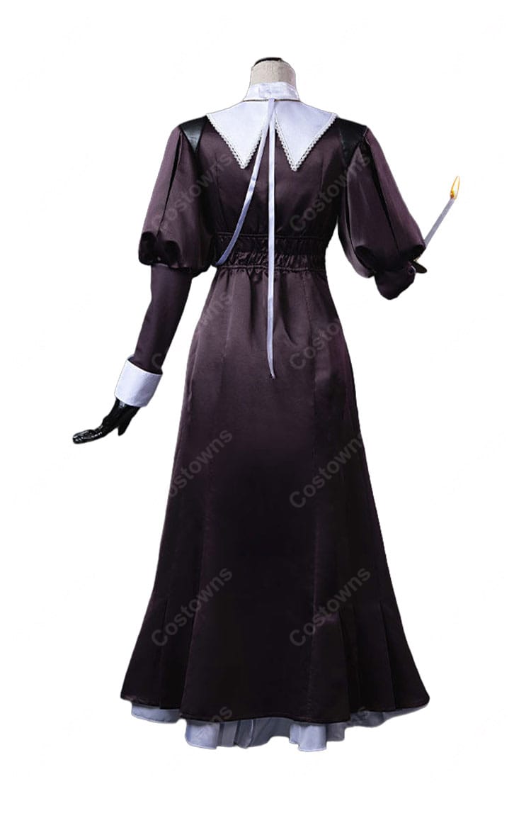 にじさんじ 壱百満天原サロメ 新衣装 メイド服・シスター服 コスプレ衣装 エプロン・ベール・燭台付き 撮影・イベント向け-5