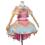 アイカツ！ 星宮いちご マーメードピスケスコーデ コスプレ衣装 うお座のプレミアム星座ドレス ピンク×パステルカラー 6点セット アイカツ! -アイドルカツドウ!- 1