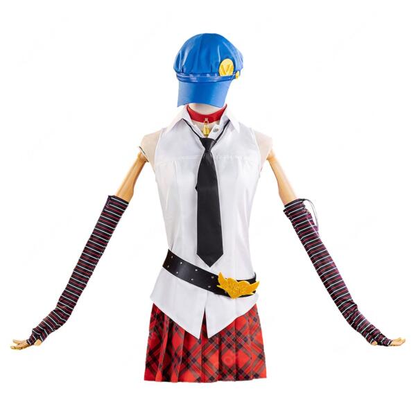 ペルソナ４ ザ・ゴールデン マリー 通常衣装 コスプレ衣装 帽子・ネクタイ・ベルト付き オーダメイド可元の画像