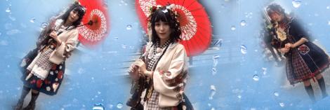 ロリータ コスプレ衣装 かわいい日本式のロリータ服 イストッキング ヘアバンド