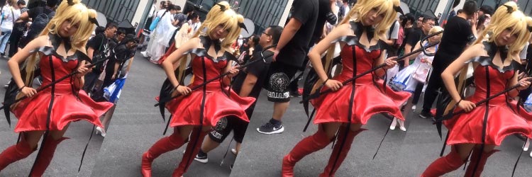 【コスプレ】しゅごキャラ! ほしな歌唄x悪魔！に赤いボンテージ風衣装
