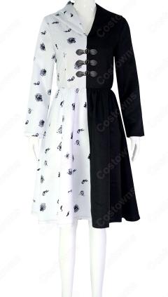 エステラ／クルエラ コスプレ衣装 『クルエラ』『101匹わんちゃん』 悪役クルエラ・ド・ヴィル cosplay 仮装 変装(240×423)