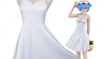 リゼロ ラム レム ワンピース 白 コスプレ衣装 Re ゼロから始める異世界生活 りぜろからはじめるいせかいせいかつ 夏ノースリーブスリップドレス Cosplay 仮装 変装 Costowns リゼロ ラム レム ワンピース 白 コスプレ衣装 Re ゼロから始める異世界生活 りぜろからはじめるいせかいせいかつ 夏ノースリーブスリップドレス Cosplay 仮装 変装 Costowns