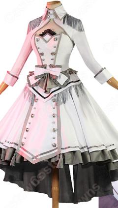 デアラ 時崎狂三 (ときさきくるみ) 白の女王 コスプレ衣装 『デート・ア・ライブ』 反転体 cosplay 仮装 変装(240×423)