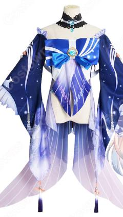 珊瑚宮心海(さんごのみやここみ) コスプレ衣装 『原神(げんしん)』 稲妻 海祇島 現人神の巫女 cosplay 仮装 変装(240×423)