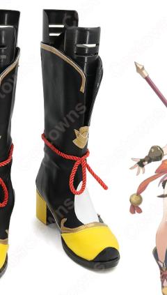 香菱（シャンリン） コスプレ靴『原神(げんしん)』 コスプレ シューズ/ブーツ コスプレ用 道具 男女兼用(240×423)