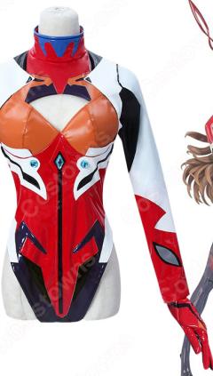 式波・アスカ・ラングレー（しきなみあすからんぐれー） 作戦服 コスプレ衣装 『ヱヴァンゲリヲン新劇場版』（エヴァンゲリオンしんげきじょうばん） cosplay 仮装 変装(240×423)