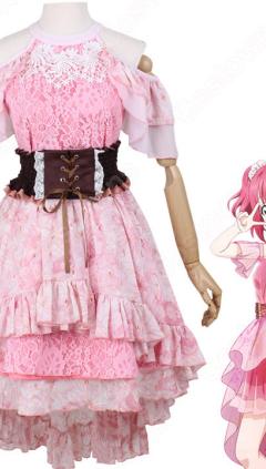 黒澤ルビィ（くろさわるびぃ） コスプレ衣装 「ラブライブ！サンシャイン!! CYaRon！2nd LoveLive! ～大革命☆Wake Up Kingdom～」 cosplay 仮装 変装(240×423)