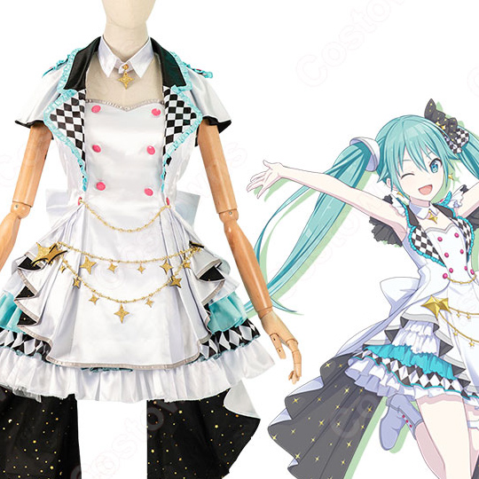 プロセカ MORE MORE JUMP！（モアモアジャンプ！） 初音ミク（はつねミク） コスプレ衣装 『プロジェクトセカイ カラフルステージ！  feat. 初音ミク』 cosplay 仮装 変装 オーダメイド可（この商品に関連する動画）