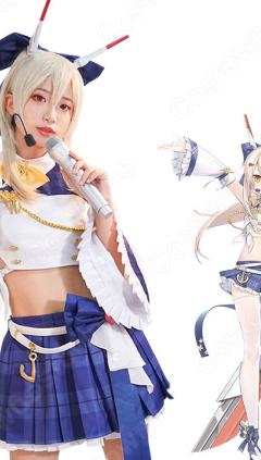 アズレン 綾波（アヤナミ） おませアイドル・困惑中 コスプレ衣装 『アズールレーン』 アイドル風 cosplay 仮装 変装(240×423)