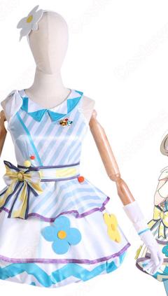 スクフェス 唐可可（タンクゥクゥ） コスプレ衣装 『ラブライブ！ スクールアイドルフェスティバル』Liella! レトロポップ編 感無量 cosplay 仮装 変装(240×423)