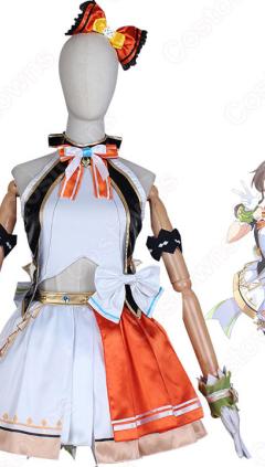 VTuber 夏色まつり アイドル衣装 コスプレ衣装 「hololive（ホロライブ）」 ノンストップ・ストーリー衣装 cosplay 仮装 変装(240×423)