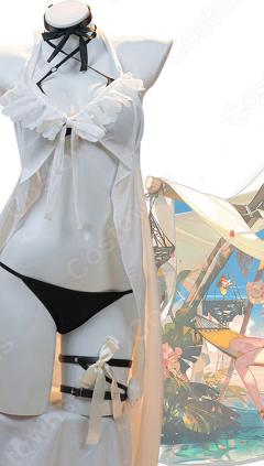 アークナイツ スルト 水着 カラフルワンダーランドCW03 コスプレ衣装 ロドスアイランド 謎のサルカズ少女 新コーデ cosplay 仮装 変装(240×423)