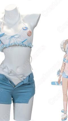 パニグレ ルシア・深淵ノ紅 常夏人魚姫 水着 コスプレ衣装 『パニシング:グレイレイヴン』 昇格者 ルナ一派 α（アルファ） cosplay 仮装 変装(240×423)