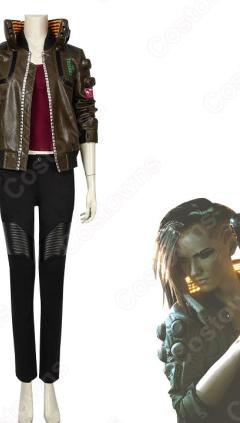 サイバーパンク2077 主人公V ヴィー 女性 コスプレ衣装 ゲームcosplay 仮装 変装セット(240×423)
