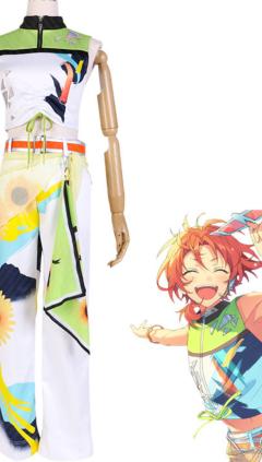 あんスタ 月永レオ サンシャイン衣装 コスプレ衣装 『あんさんぶるスターズ！！』 夏風！異国で煌めくサンシャイン 異国のサンシャイン 才能開花後 cosplay 仮装 変装(240×423)