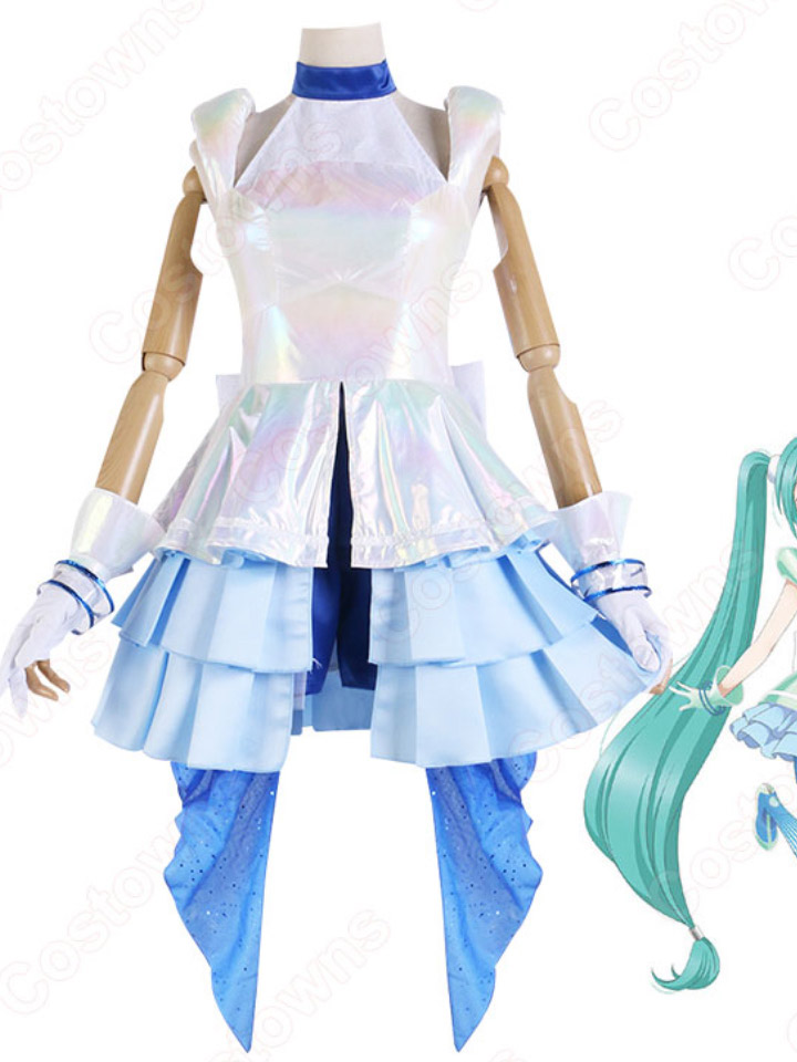 初音ミク コスプレ衣装 ラブライブ！サンシャイン!! × 初音ミクコラボ 「BANZAI! digital trippers」 cosplay 仮装  変装（この商品に関連する動画）