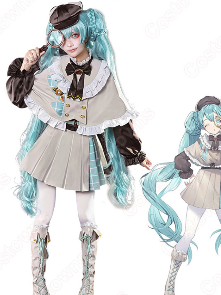 初音ミク（はつねミク） 探偵ver コスプレ衣装 - Costowns