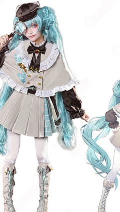 初音ミク（はつねミク）探偵ver コスプレ衣装(240×423)
