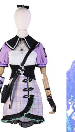 プロセカ 何かが違う食卓 朝比奈まふゆ コスプレ衣装 『プロジェクトセカイ カラフルステージ！ feat. 初音ミク』 25時、ナイトコードで。 ダークデコラ・ハートガール衣装 cosplay 仮装 変装(240×423)