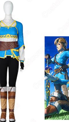 ゼルダ 普段着 コスプレ衣装 『ゼルダの伝説 ブレス オブ ザ ワイルド』 cosplay 仮装 変装(240×423)